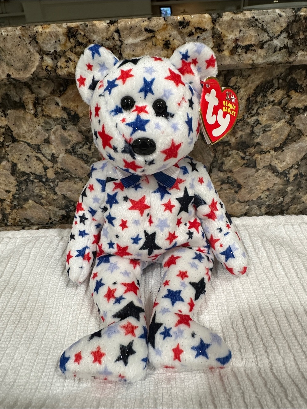 Red, White and Blue Beanie Baby